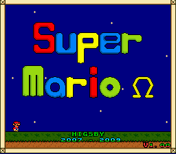 Super Mario Omega Title Screen
